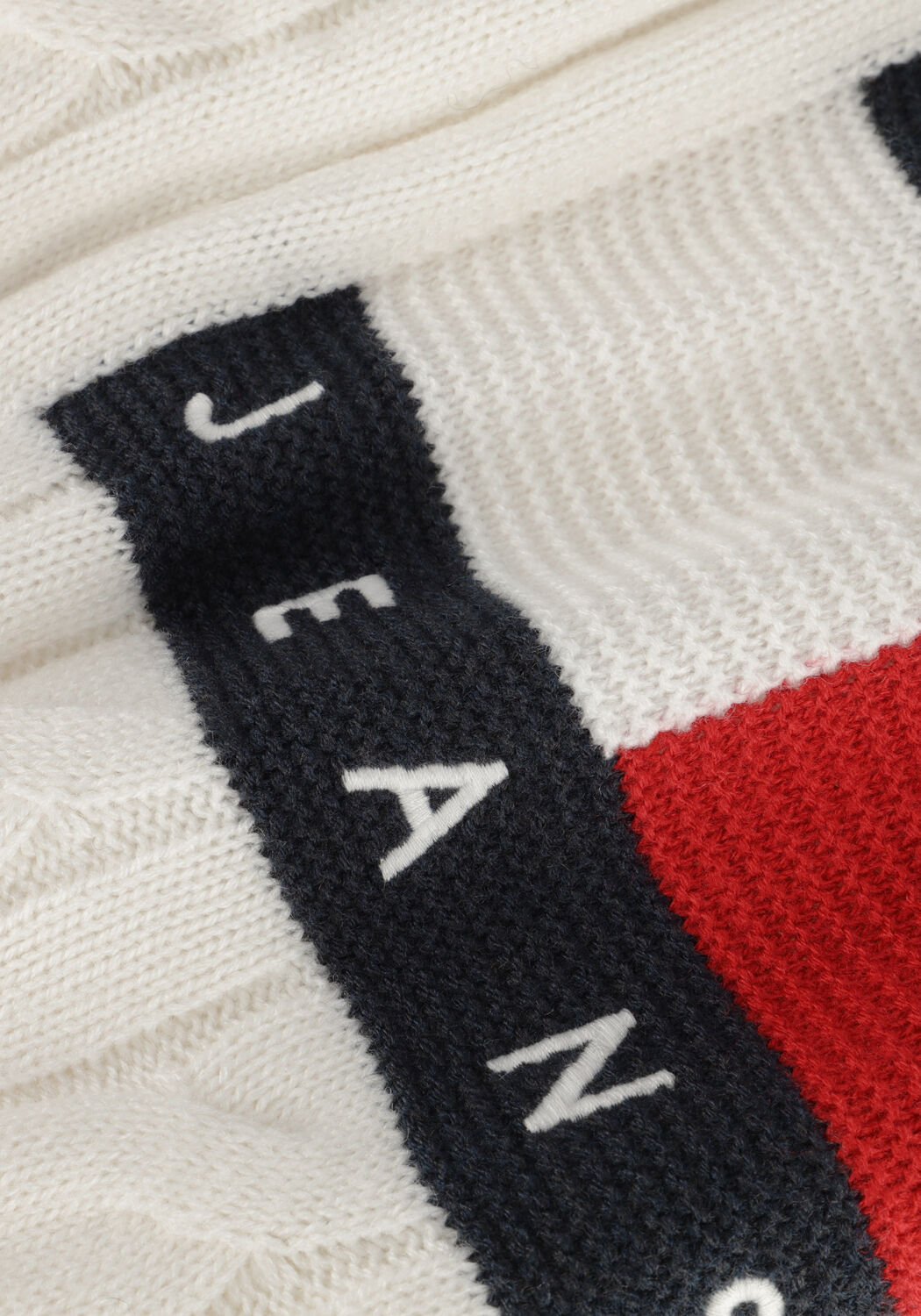 Witte TOMMY JEANS Trui SWEATERS CROP - large