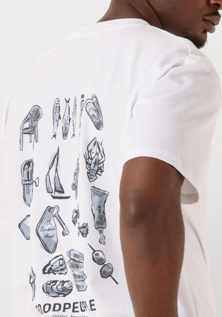 THE GOODPEOPLE T-shirt TAX en blanc - large
