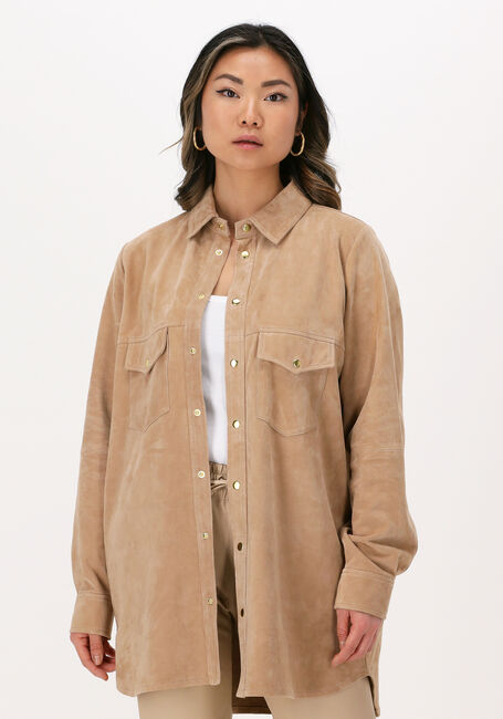 Beige IBANA Leren jas TAX - large