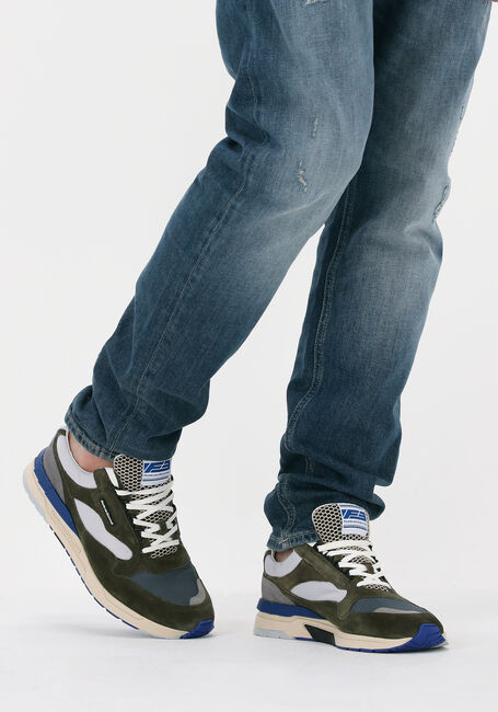 FLORIS VAN BOMMEL Baskets basses SFM-10119-01 en vert - large