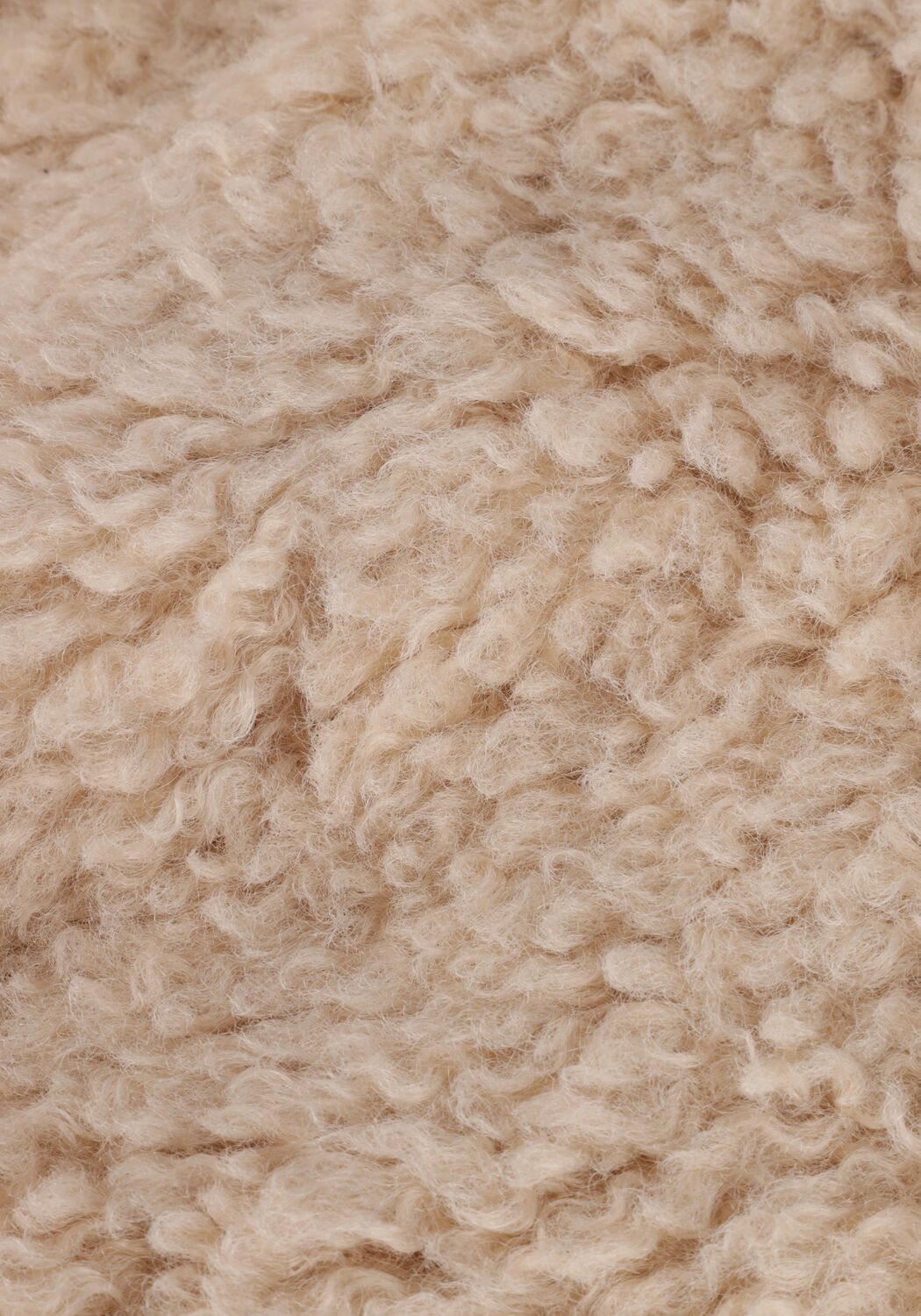 Beige SUMMUM Teddy jas COAT TEDDY - large