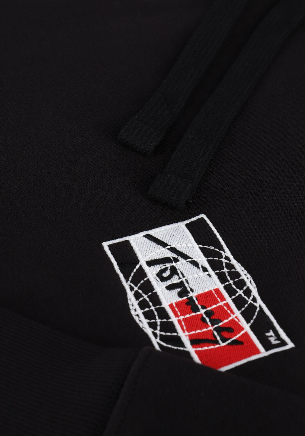 Zwarte TOMMY JEANS Sweater TJM TIMELESS DISTORTION HOODIE - large