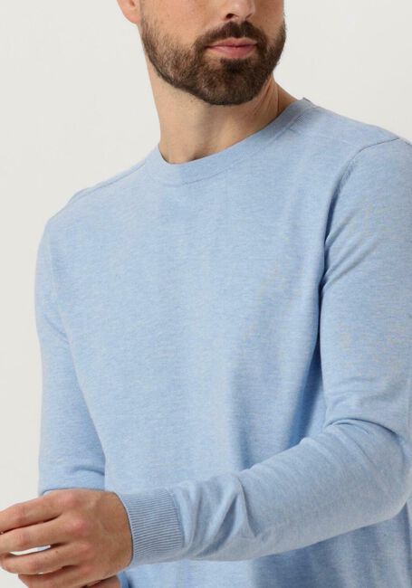 SELECTED HOMME Pull SLHBERG CREW NECK NOOS Bleu clair - large