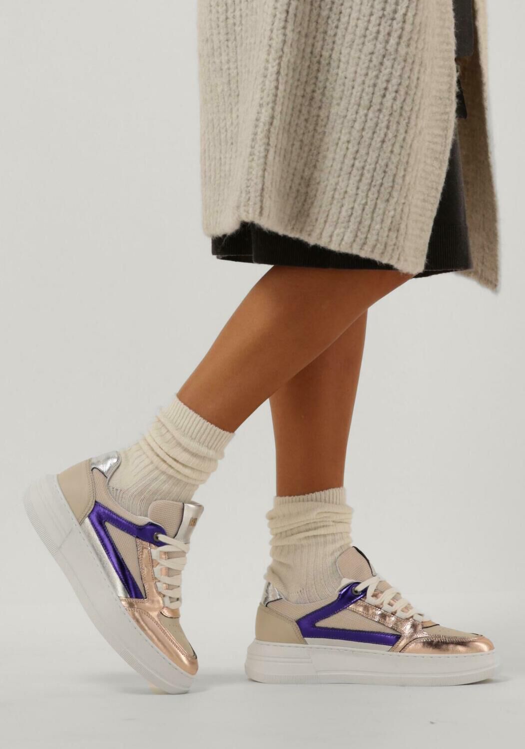 Paarse RED-RAG Sneakers 71546 - large