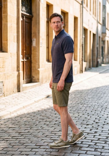 PME LEGEND Pantalon courte SPECTOR CHINO SHORTS FANCY STRUCTURE Kaki - large