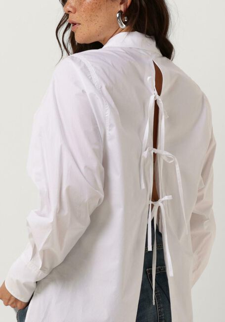 VANILIA POPLIN LACES SHIRT Blouses en blanc - large