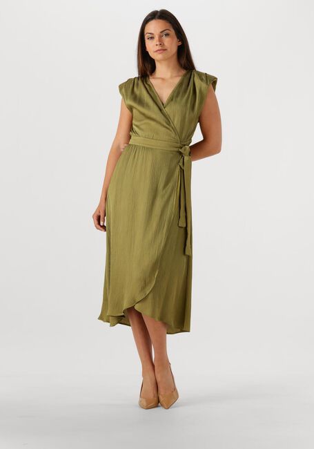 SUNCOO Robe midi CESARIA en vert - large
