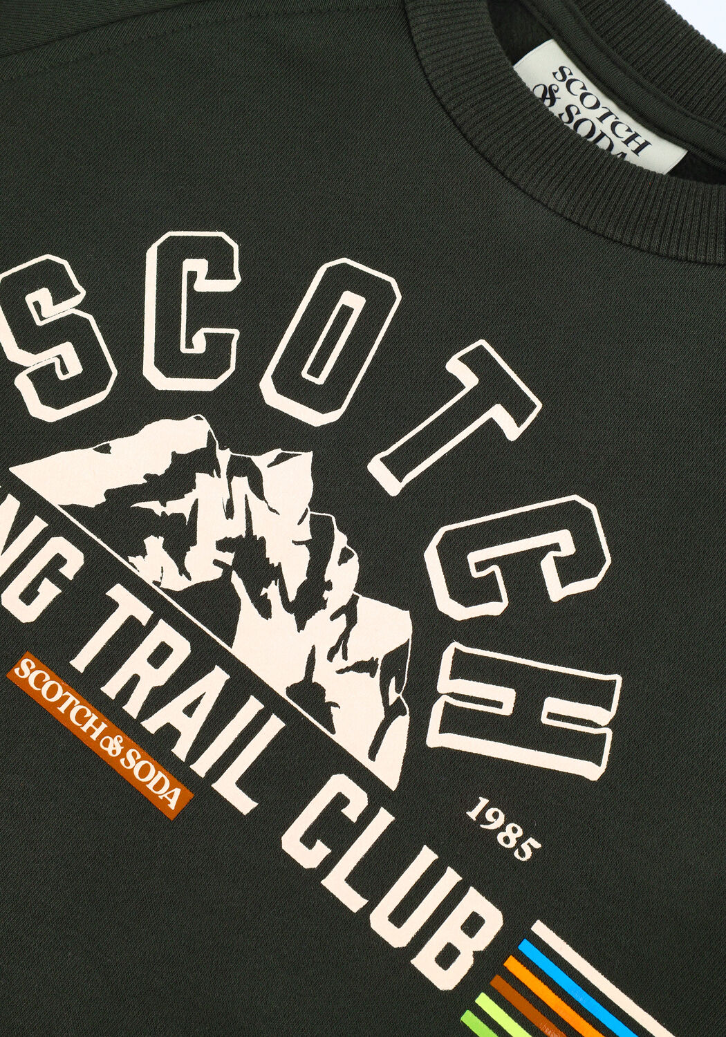 SCOTCH & SODA Chandail 167574-22-FWBM-D40 Vert fonc&eacute; - large