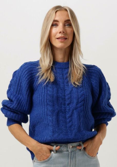 Y.A.S. Pull YASSULLA LS KNIT PULLOVER en bleu - large