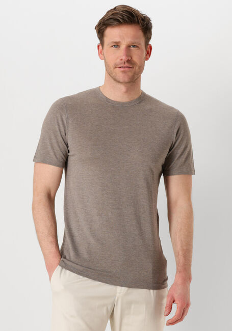 PROFUOMO T-shirt T-SHIRT CREW NECK SS en taupe - large