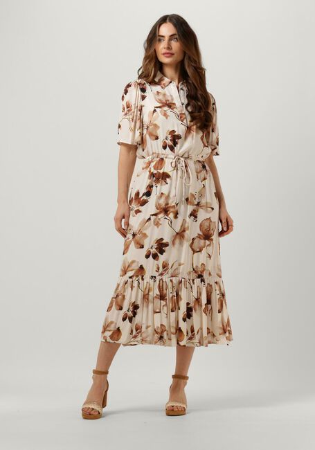 MOS MOSH Robe midi PAULENE AZELIA DRESS Crème - large