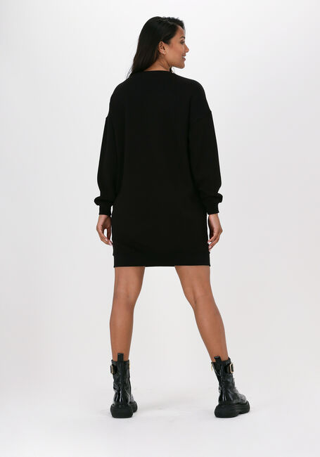 Zwarte MSCH COPENHAGEN Mini jurk IMA SWEAT DRESS - large