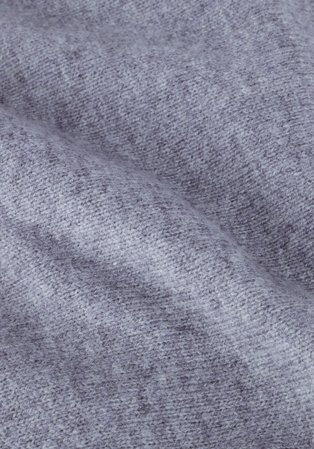 SELECTED MEN Pull NEWCOBAN LAMBS WOOL CREW NECK W en gris - large