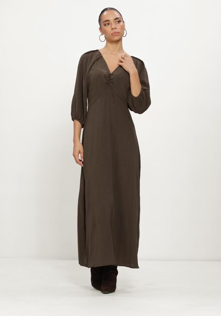 NEO NOIR Robe maxi MERIEL STRUCTURE SOLID DRESS en vert - large