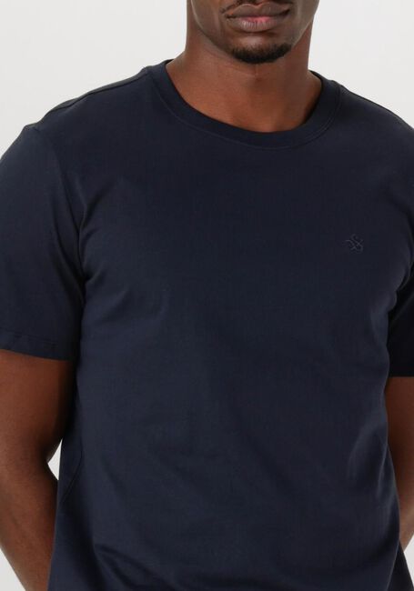 SCOTCH & SODA T-shirt LOGO T-SHIRT Bleu foncé - large