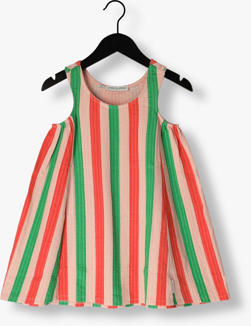 Koraal Sproet & Sprout Mini jurk DRESS LOOSE STRIPE - large