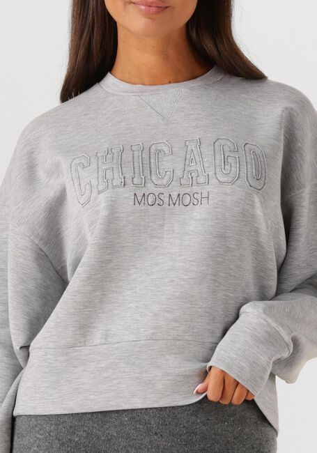 MOS MOSH Chandail MMRENZI O-LS SWEATSHIRT Gris clair - large