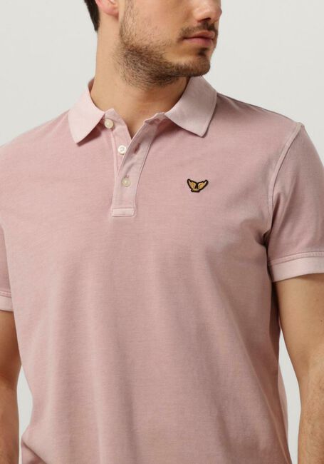 Lichtroze PME LEGEND Polo SHORT SLEEVE POLO GARMENT DYED PIQUE - large