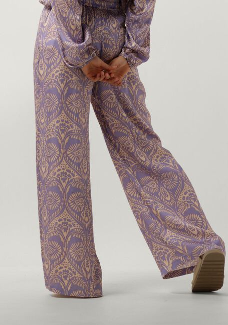 Lila AMAYA AMSTERDAM Wijde broek LEAF - large
