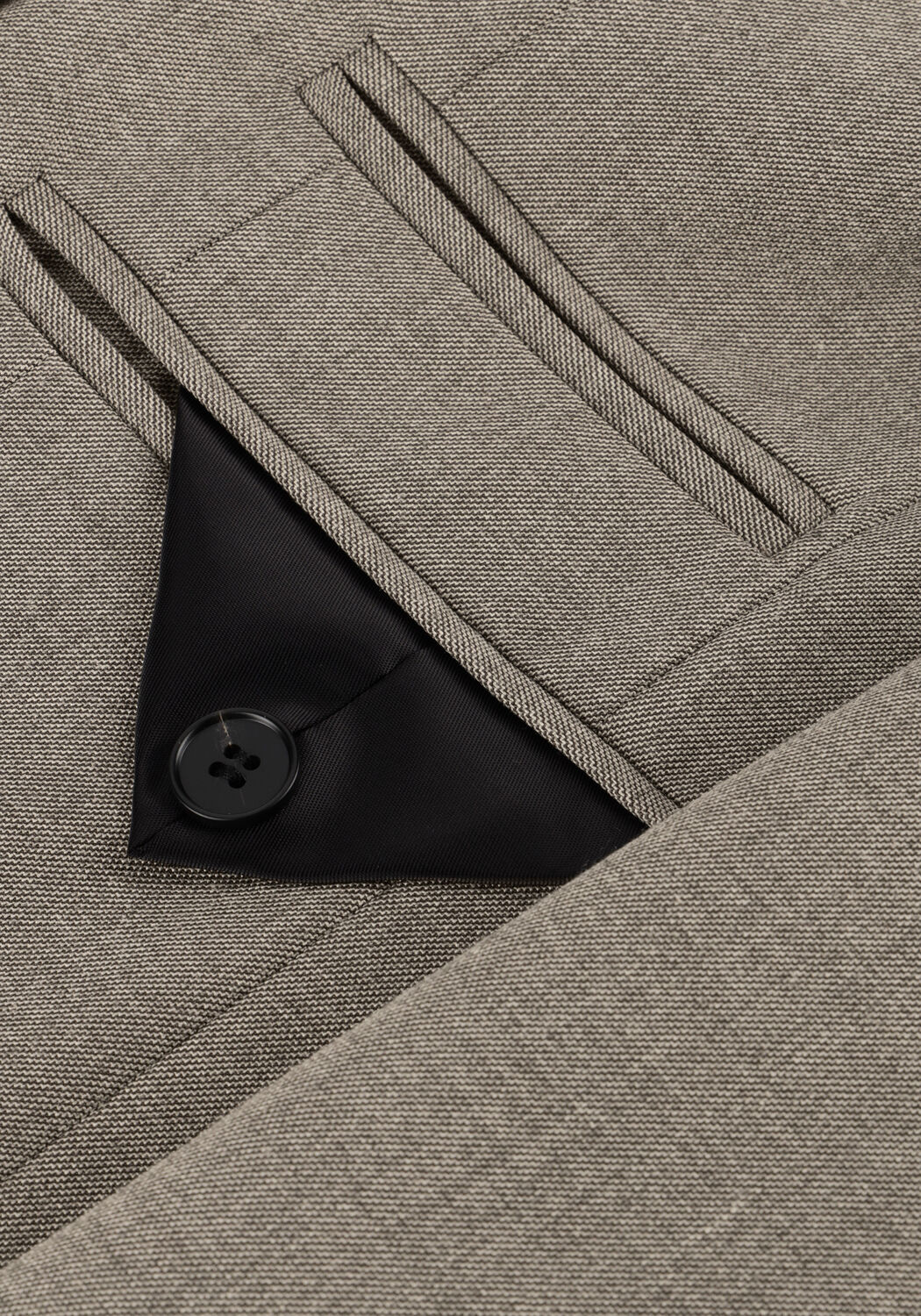 Taupe HAUTE L'AMITI&Eacute; Blazer NICOLE LOW TRIANGLE BLAZER - large