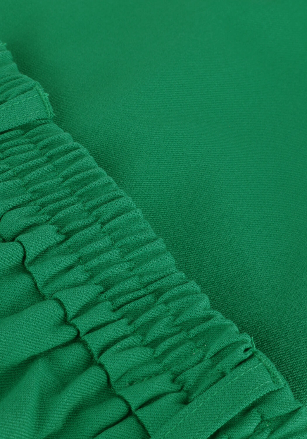 Groene OBJECT Wijde broek OBJLISA WIDE PANT - large