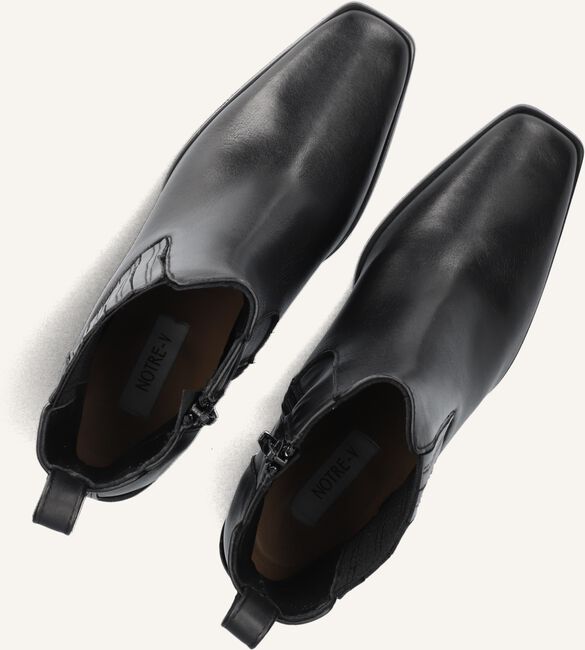Zwarte NOTRE-V Enkellaarsjes 33028 Zwarte NOTRE-V Enkellaarsjes 33028 - large