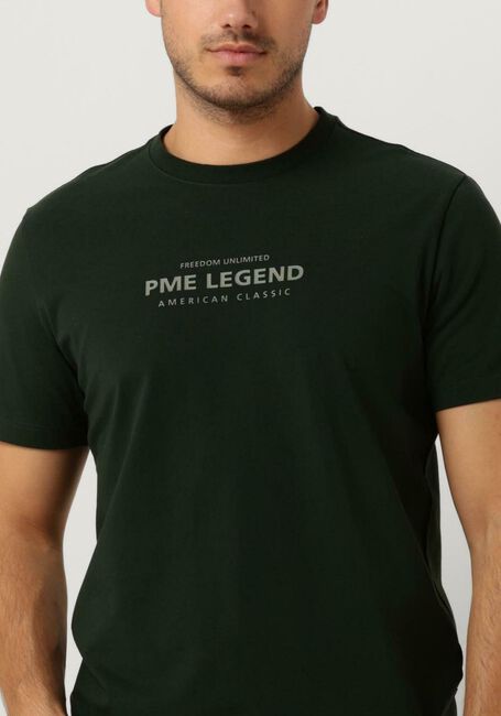 Groene PME LEGEND T-shirt SHORT SLEEVE R-NECK COTTON ELASTANE JERSEY - large