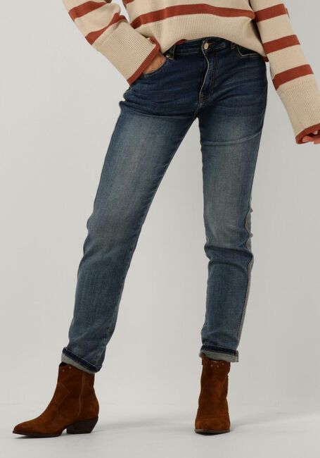 SUMMUM Slim fit jeans VENUS TAPERED JEANS RAIN DENIM en bleu - large