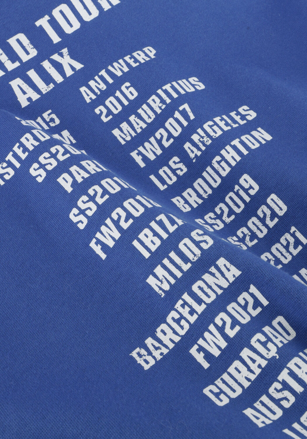 ALIX MINI Chandail KNITTED ON TOUR SWEATER en bleu - large