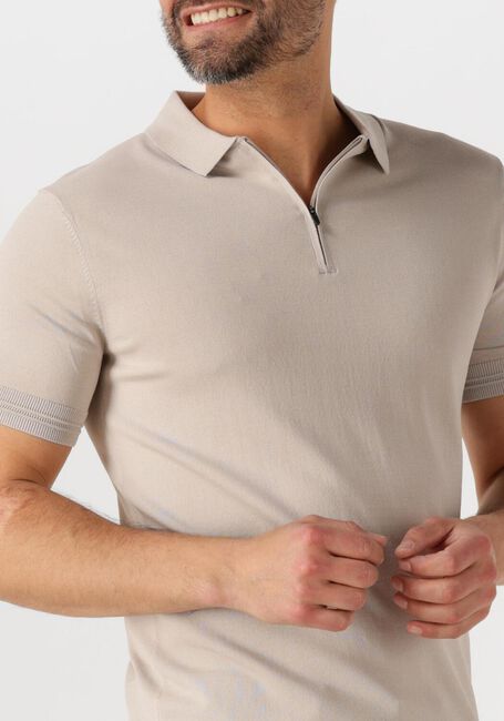 GENTI Polo POLO ZIP SS K2053-1260 en beige - large