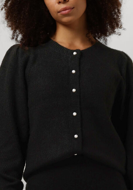 Zwarte NEO NOIR Vest NUNA KNIT CARDIGAN - large