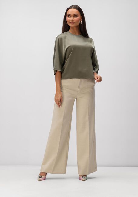 Olijf NEO NOIR Trui LIORA HEAVY SATEEN BLOUSE - large