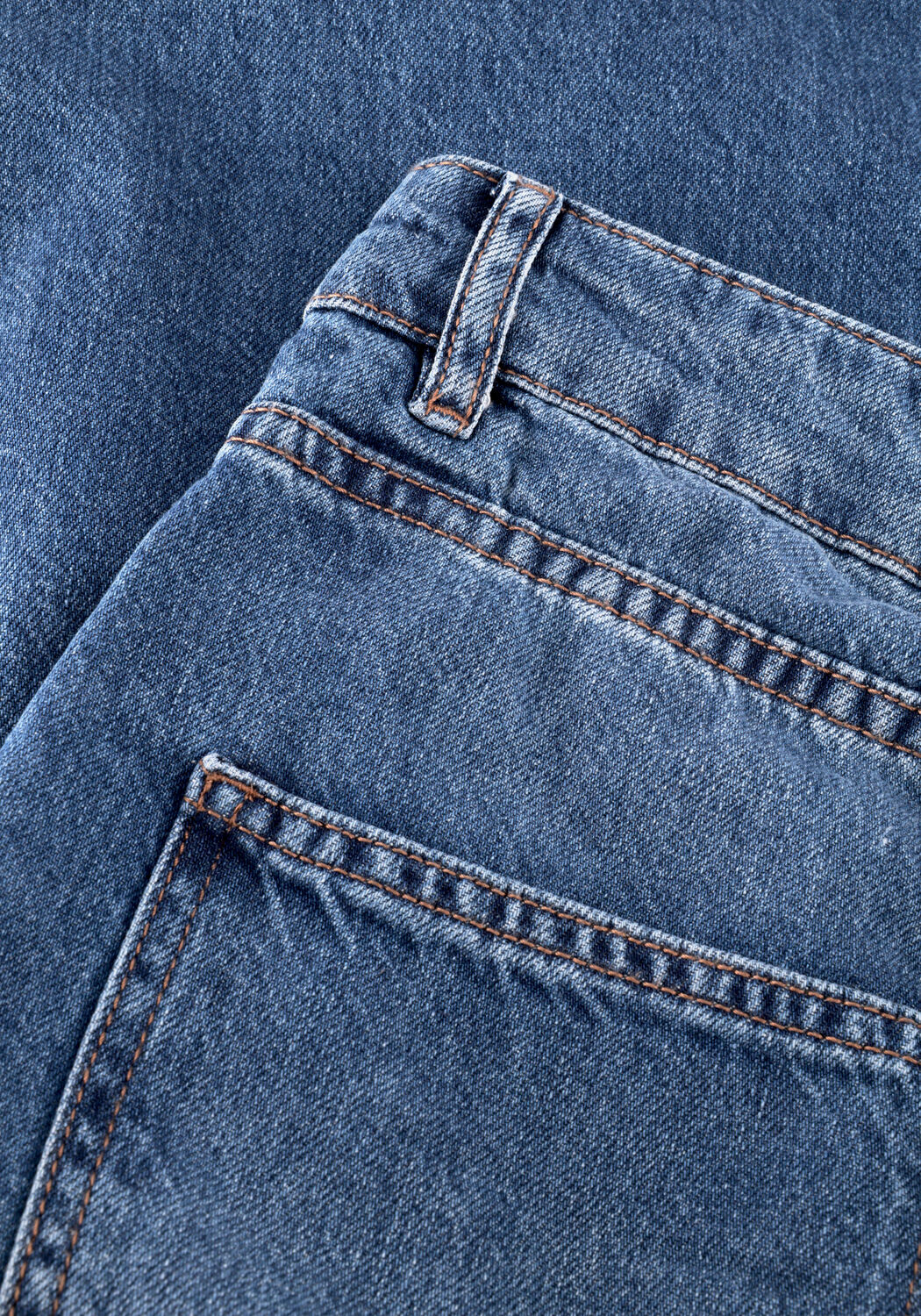 MSCH COPENHAGEN Wide jeans MSCHTURIG ALENA PANTS en bleu - large