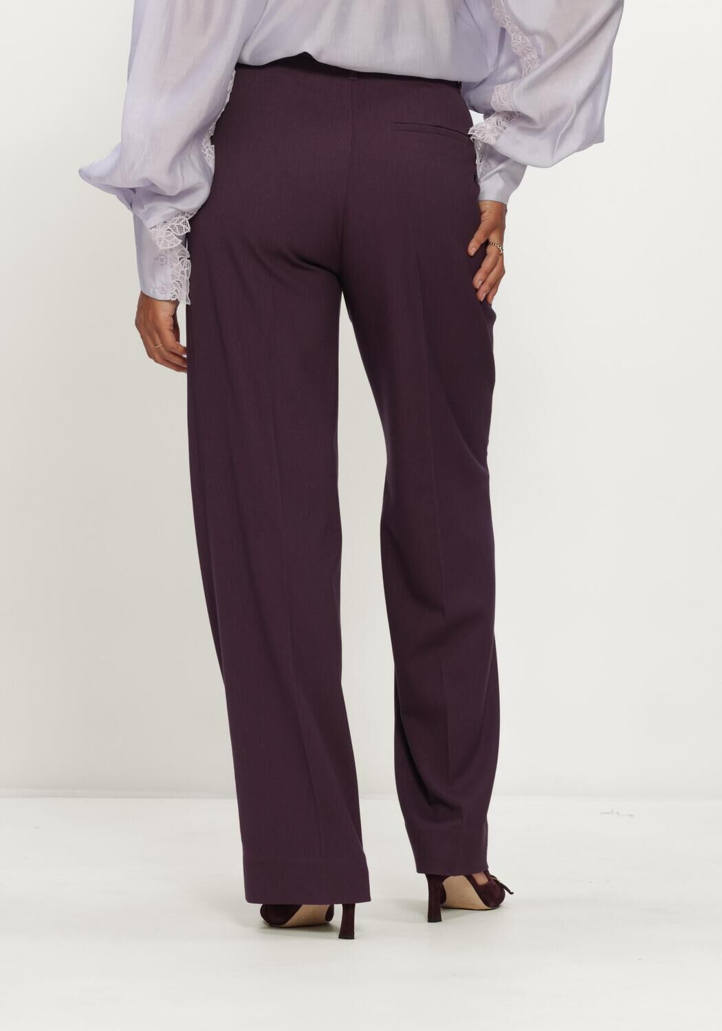 COPENHAGEN MUSE Pantalon CMTAILOR-PANTS Bordeaux - large