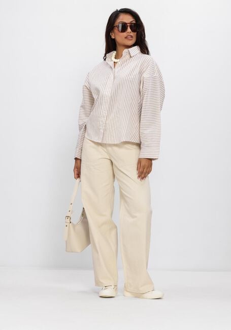 Ecru CIRCLE OF TRUST Wijde broek JIP PANTS - large