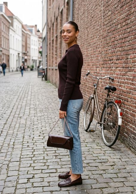 Blauwe JANICE Mom jeans BAILEY - large