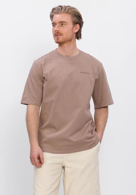 RESTER&Ouml;DS T-shirt TAS PRINT en taupe - large