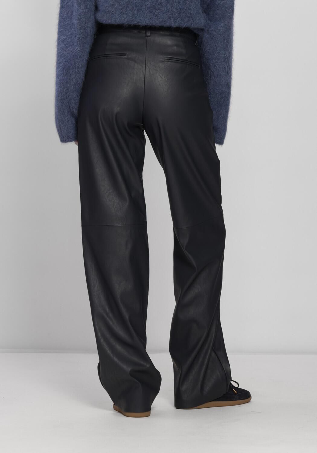 Blauwe KNIT-TED Broeken/jumpsuits NAOMI PANTS - large