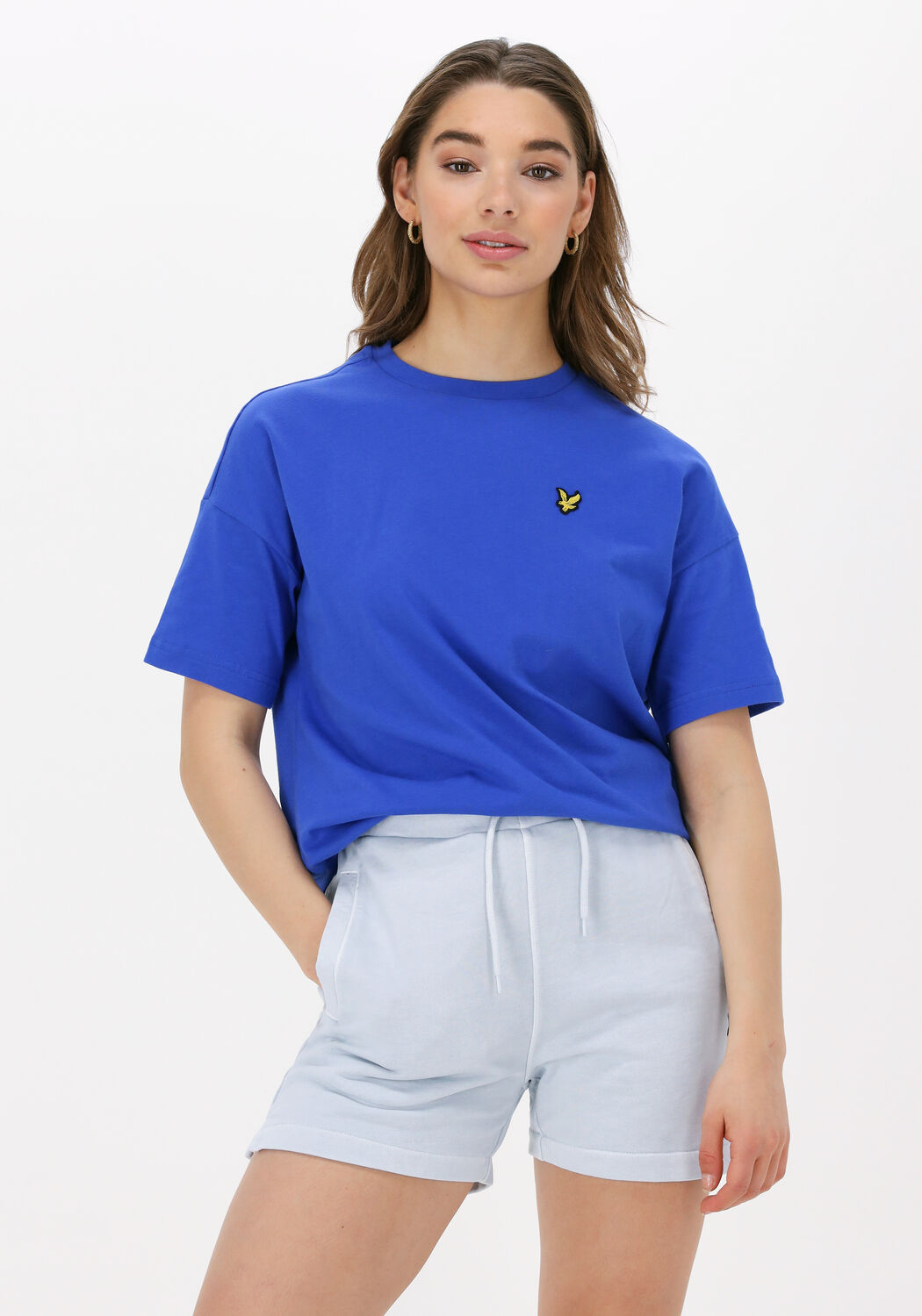 Blauwe LYLE \u0026 SCOTT T-shirt OVERSIZED T-SHIRT | Omoda