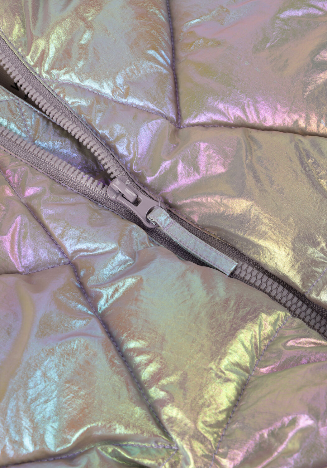 YOUR WISHES Veste matelass&eacute; OTTA PUFFER COAT en argent - large