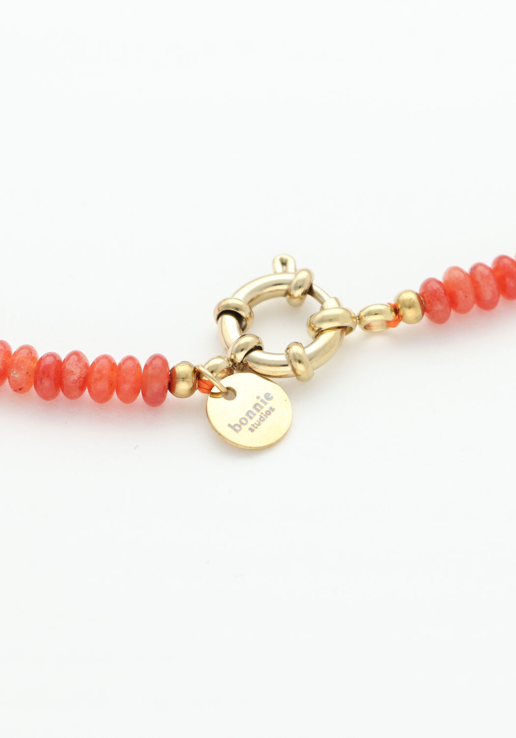 Rode BONNIE STUDIOS Sieraad LUC NECKLACE - large