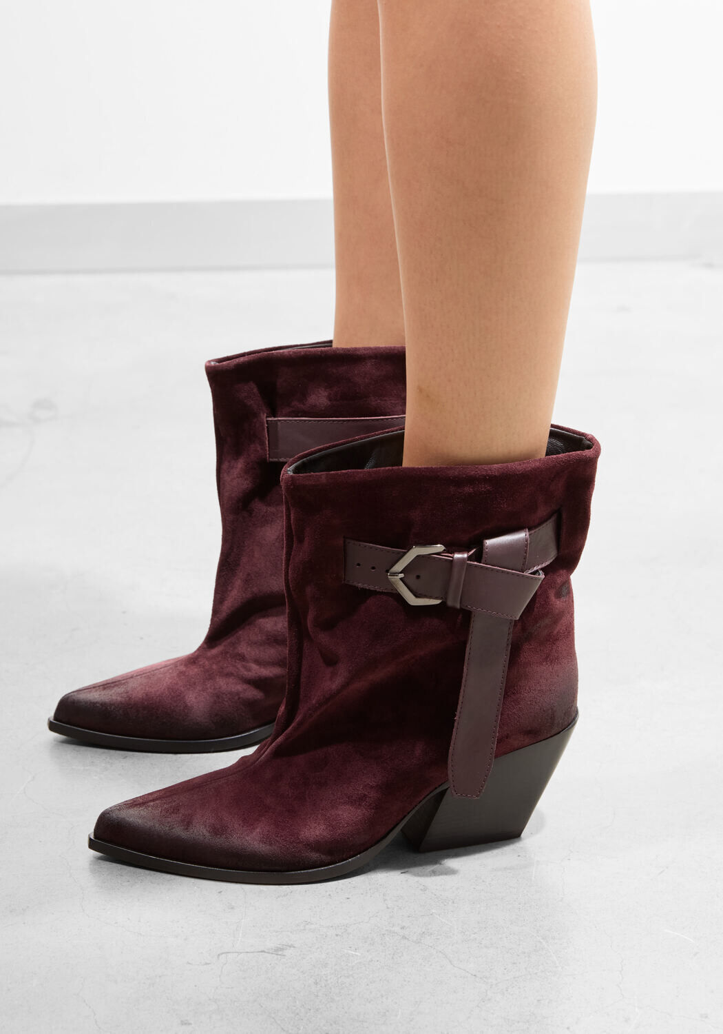 Rode STRATEGIA Enkellaarsjes E-4494 - medium