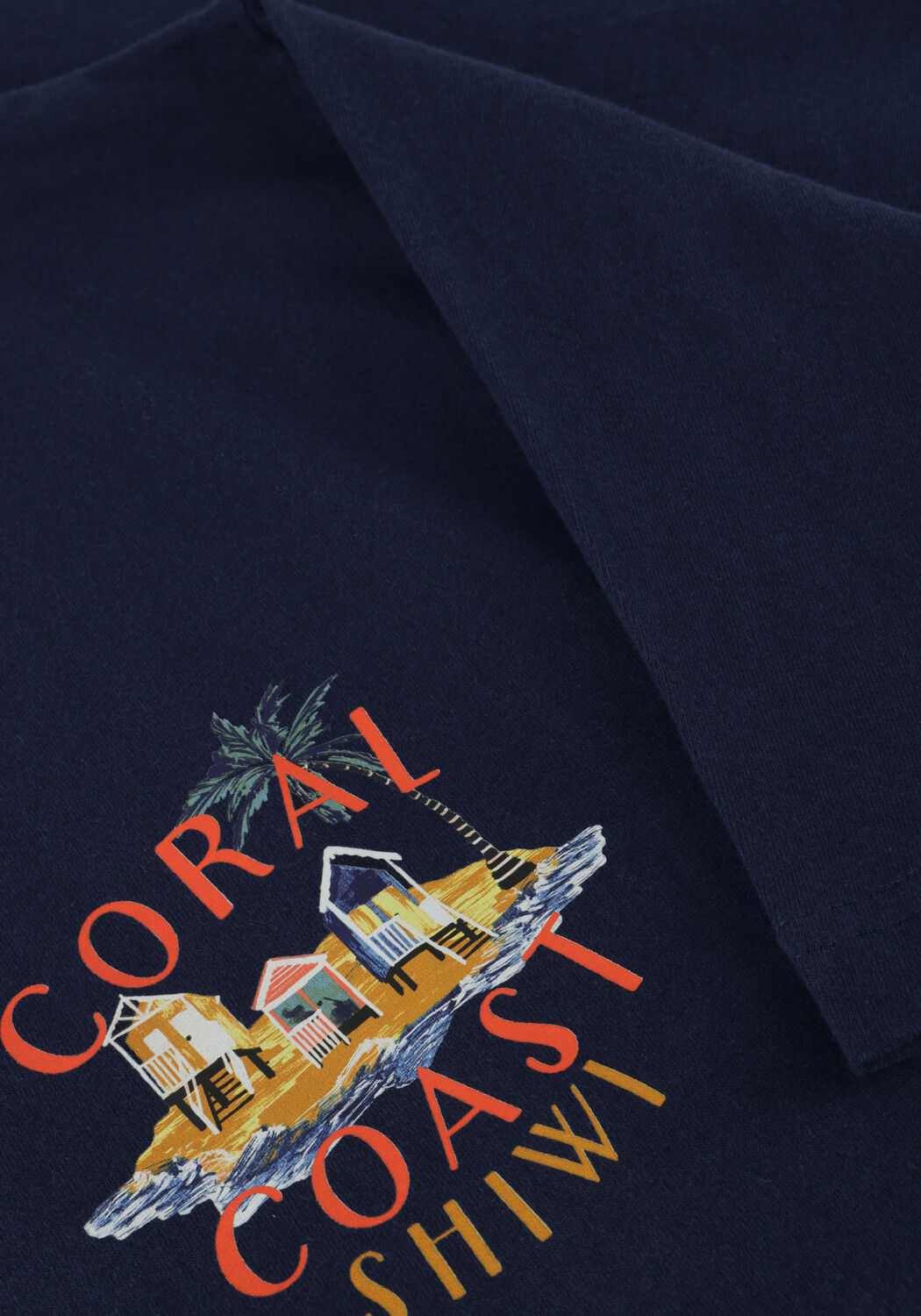 SHIWI T-shirt MEN FINN RELAXED T-SHIRT CORAL COAST Bleu fonc&eacute; - large