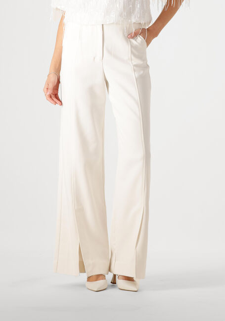 Y.A.S. Pantalon YASIZZIE HW WIDE PANT S. Écru - large