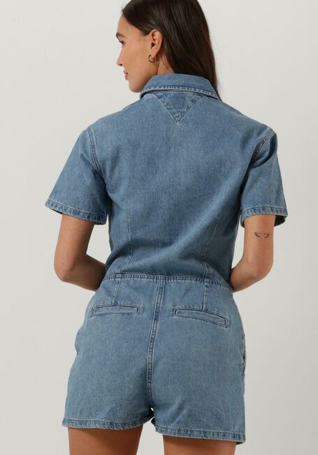 TOMMY JEANS Combishorts TJW BADGE DENIM PLAYSUIT Bleu clair - large
