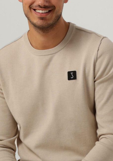 BUTCHER OF BLUE Pull CLIFDEN CREW en beige - large