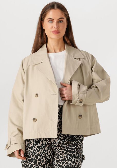 Beige SELECTED FEMME Mantel SLFCILO SHORT TRENCHCOAT - large