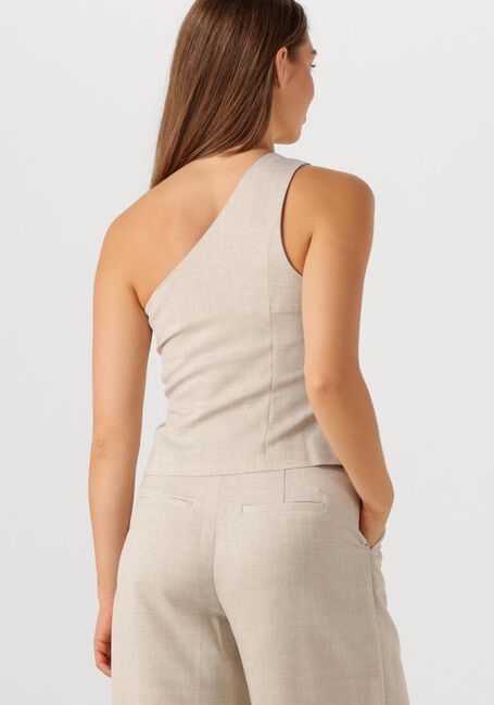 Beige Y.A.S. Gilet YASTAVA ONE SHOULDER WAISTCOAT - large