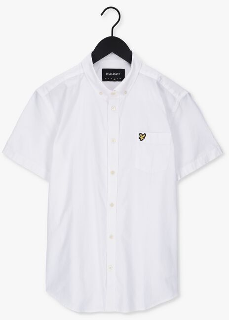 Witte LYLE & SCOTT Casual overhemd SS OXFORD SHIRT - large