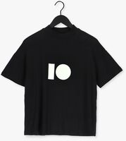 10DAYS T-shirt HIGH NECK TEE LINEN en blanc